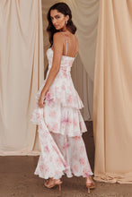 Load image into Gallery viewer, Esmeralda Romantic Tiered Floral Maxi Dress