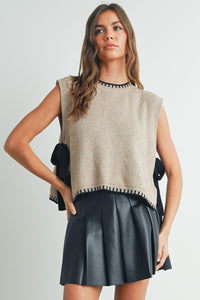 Briana Tie Side Sweater Vest