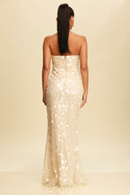 Load image into Gallery viewer, Journey Strapless Sheer Sequin Maxi Dress