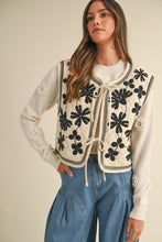 Load image into Gallery viewer, Azalea Floral Embroidered Quilted Vest