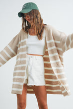 Load image into Gallery viewer, Della Knitted Stripe Maxi Cardigan