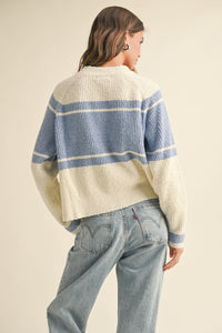 Anaya Apres-Ski Letter Front Sweater Top, Preorder 12/16