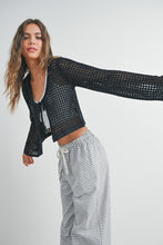 Load image into Gallery viewer, Ezra Knitted Long Sleeve Tie Front Cardigan, Preorder 01/31