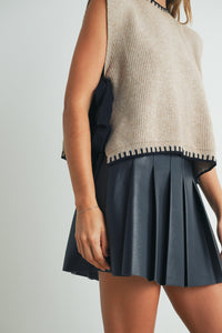 Briana Tie Side Sweater Vest