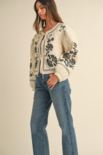 Load image into Gallery viewer, Madeleine Floral Embroidered Quilted Jacket