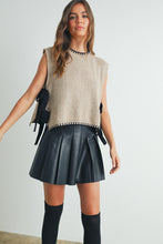 Load image into Gallery viewer, Briana Tie Side Sweater Vest