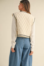 Load image into Gallery viewer, Azalea Floral Embroidered Quilted Vest