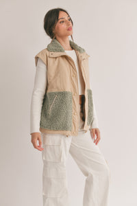 Myla Wind Breaker Sherpa Vest