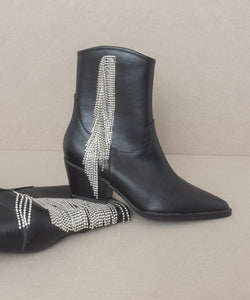 OASIS SOCIETY Rowan - Rhinestone Fringe Boot