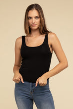 Load image into Gallery viewer, Double Layer Round Neck Tank Top