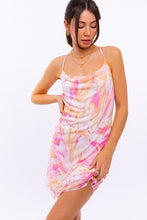 Load image into Gallery viewer, COWL NECK CAMI MINI DRESS