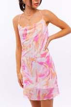 Load image into Gallery viewer, COWL NECK CAMI MINI DRESS