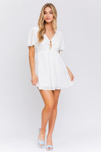 Load image into Gallery viewer, SHORT SLEEVE BABYDOLL STYLE DRESS