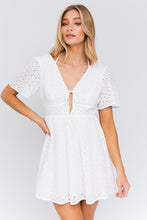 Load image into Gallery viewer, SHORT SLEEVE BABYDOLL STYLE DRESS