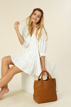 Load image into Gallery viewer, Tiered mini dress with tassel