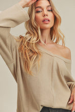 Load image into Gallery viewer, Casey Oversized Sweater Top