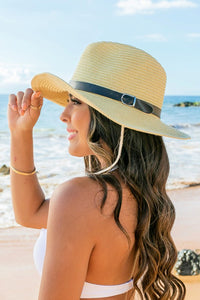 Drawstring Panama Hat