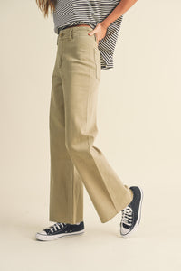 Mackenzie Straight Leg Pants: Brown