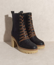 Load image into Gallery viewer, OASIS SOCIETY Jenna - Platform Military Boots