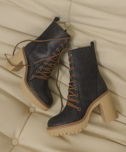 OASIS SOCIETY Jenna - Platform Military Boots