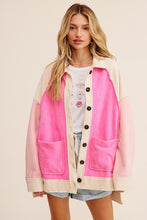 Load image into Gallery viewer, Soft Touch Terry-like Shacket Knit Jacket