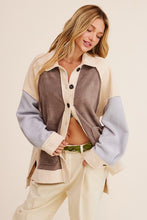 Load image into Gallery viewer, Soft Touch Terry-like Shacket Knit Jacket