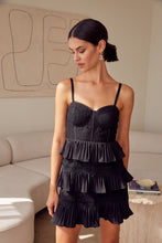 Load image into Gallery viewer, Tiered Lace Knitted Dress