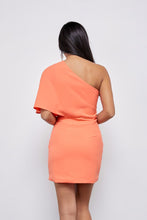 Load image into Gallery viewer, One Shoulder Wrap Dress