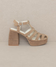 Load image into Gallery viewer, Oasis Society Hailee - Gladiator Platform Heel