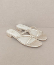 Load image into Gallery viewer, Oasis Society Ada - Delicate Knotted Flat Sandal