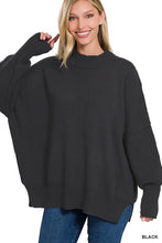 Load image into Gallery viewer, Side Slit Oversized Sweater