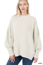 Load image into Gallery viewer, Side Slit Oversized Sweater