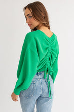 Load image into Gallery viewer, Fuzzy Sweater with Back Ruching