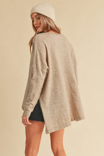 Load image into Gallery viewer, Amaly Oversized V Neck Sweater