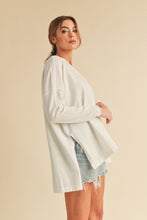 Load image into Gallery viewer, Amaly Oversized V Neck Sweater