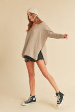 Load image into Gallery viewer, Amaly Oversized V Neck Sweater