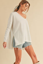 Load image into Gallery viewer, Amaly Oversized V Neck Sweater