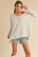 Load image into Gallery viewer, Amaly Oversized V Neck Sweater