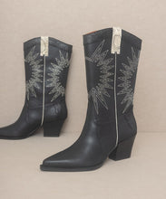 Load image into Gallery viewer, OASIS SOCIETY Halle - Paneled Cowboy Boots