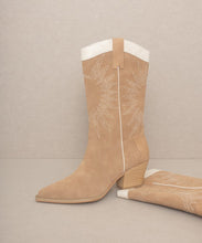 Load image into Gallery viewer, OASIS SOCIETY Halle - Paneled Cowboy Boots