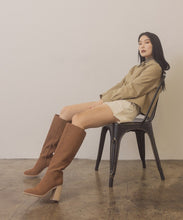 Load image into Gallery viewer, OASIS SOCIETY Shiloh - Knee High Block Heel Boots