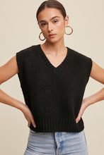 Load image into Gallery viewer, Soft Touch Cropped Knit Vest