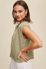 Load image into Gallery viewer, Soft Touch Cropped Knit Vest