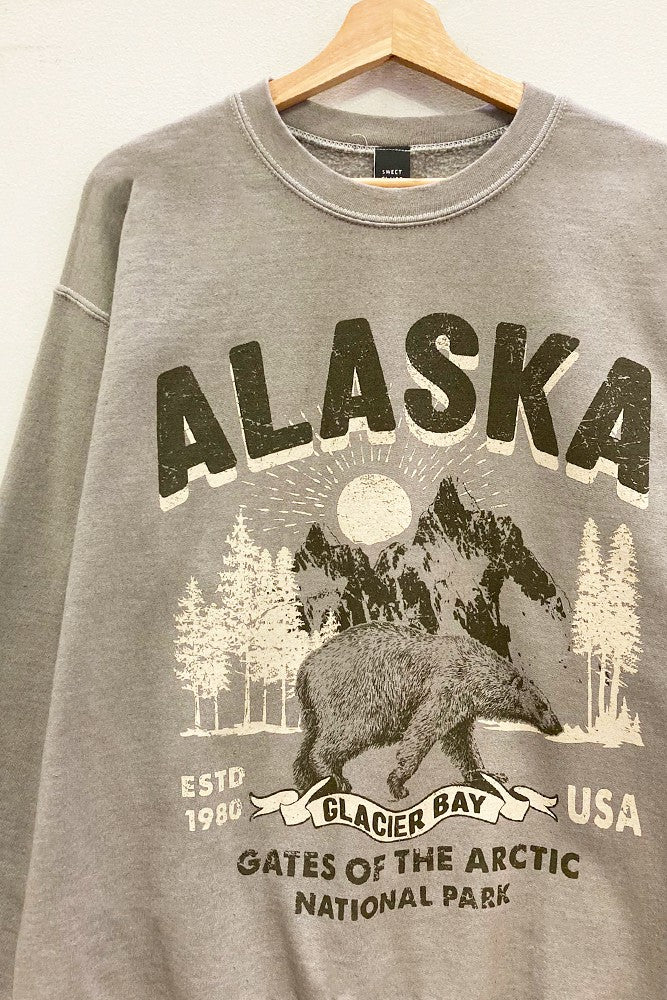Alaska Glacier Bay Pullover Sweatshirt