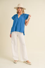 Load image into Gallery viewer, Thia Embroidered Short Sleeve Top