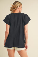 Load image into Gallery viewer, Thia Embroidered Short Sleeve Top