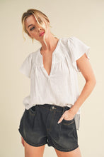 Load image into Gallery viewer, Thia Embroidered Short Sleeve Top