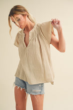 Load image into Gallery viewer, Thia Embroidered Short Sleeve Top