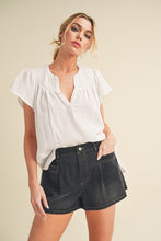 Load image into Gallery viewer, Thia Embroidered Short Sleeve Top