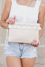 Load image into Gallery viewer, Naya Crochet Tassel Clutch